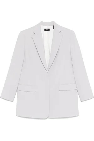 THEORY Blazer de crepé