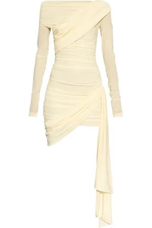BLUMARINE Vestido corto con diseño drapeado