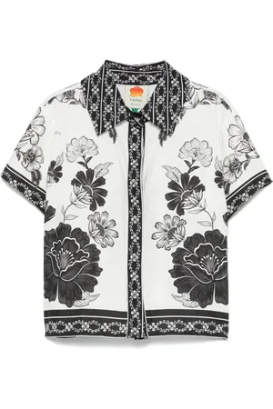 Farm Rio Camisa con estampado floral