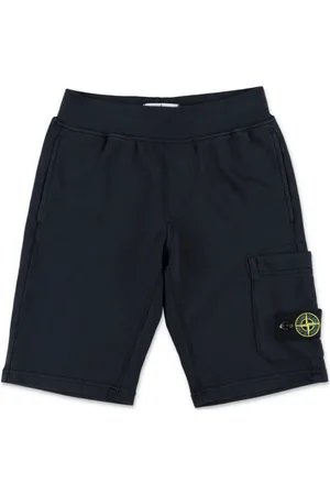 Stone Island Bermudas con distintivo Compass