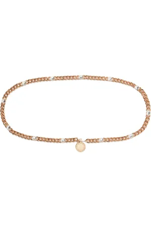 Stella McCartney Cinturón de cadena con detalle de cristal