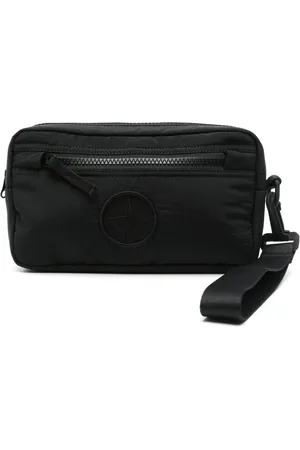 Stone Island Bolsa de mano con bordado Compass