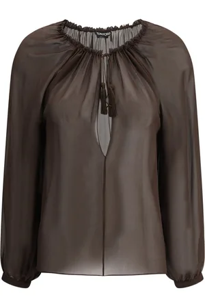 Tom Ford Blusa de seda manga larga