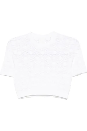 Givenchy Playera corta con monograma 72 en jacquard