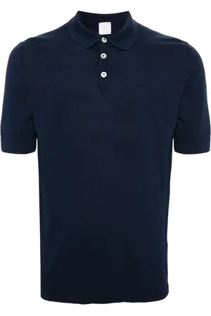 ELEVENTY Playera tipo polo de tejido fino