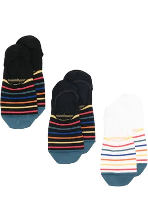 Paul Smith Set de tres pares de calcetines No Show Gilbert