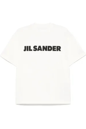 Jil Sander Playera con logo estampado