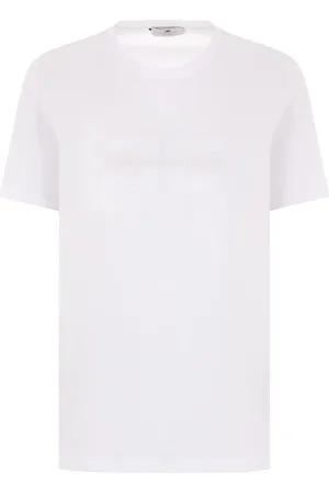 Elisabetta Franchi Playera con logo estampado