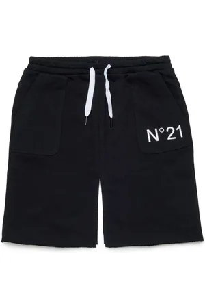 Nº21 Shorts con logo estampado