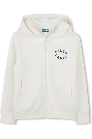 Kenzo Hoodie con cierre y logo bordado