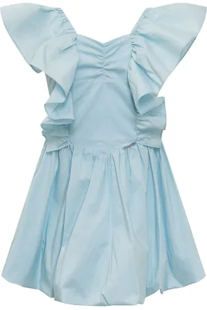 Twin-Set Vestido manga corta fruncido