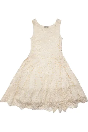 Twin-Set Vestido con encaje floral