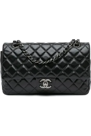 CHANEL Bolsa de hombro Medium Classic Distressed Patent Double Flap 2008-2009
