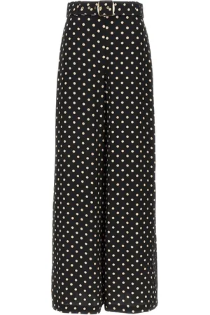 ZIMMERMANN Pantalones palazzo con cinturón
