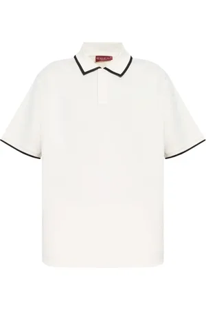Gucci Playera tipo polo bordada
