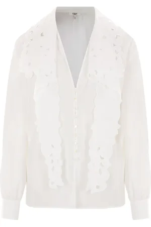 Chloé Camisa lavallière bordada