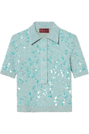 Gucci Playera tipo polo con lentejuelas