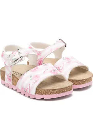 MONNALISA Sandalias con rosas estampadas