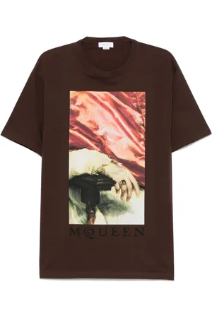 Alexander McQueen Playera con estampado gráfico