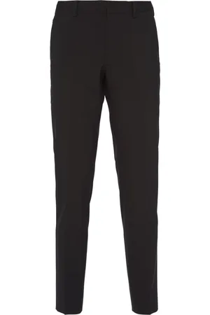 Prada Pantalones con dobladillo vuelto