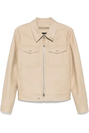Tom Ford Chamarra de tejido gabardina