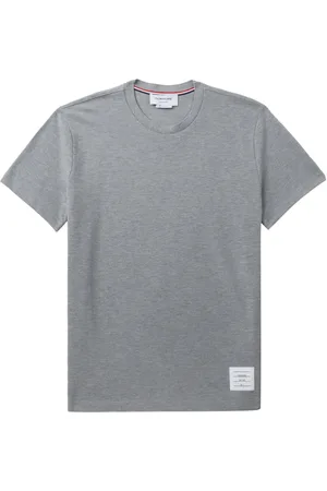 Thom Browne Playera con 4 barras y puños de canalé