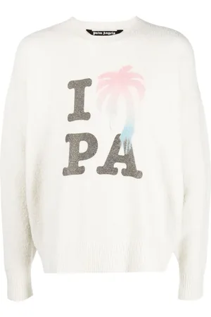 Palm Angels Suéter tejido I Love PA