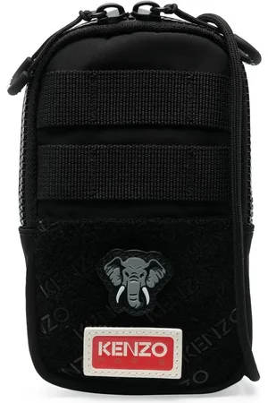 Kenzo Funda para celular con bordado de elefante