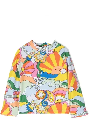Stella McCartney Traje de baño con estampado de ilustración