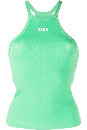 Msgm Camiseta con logo estampado