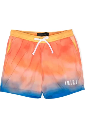 AMIRI Shorts holgados con efecto degradado y logo