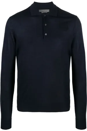 corneliani Playera tipo polo de tejido fino