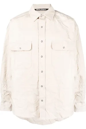 Palm Angels Camisa manga larga con logo estampado