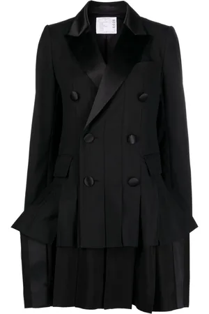 SACAI Blazer oversize con doble botonadura