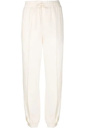 Jil Sander Pantalones tapered con cordones en la pretina