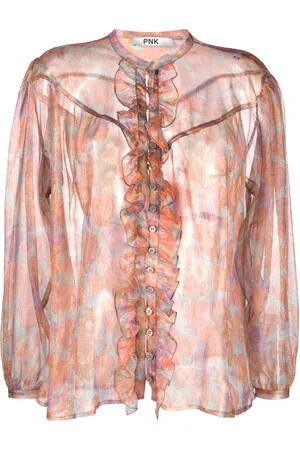PNK Camisa de seda con estampado floral