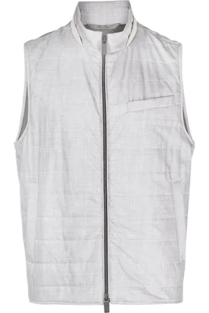 CANALI Chaleco con cuello alzado