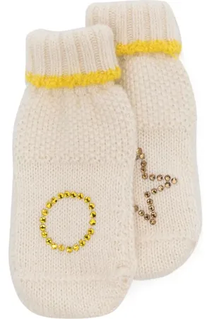 Gensami Slippers tejido con detalles de cristal