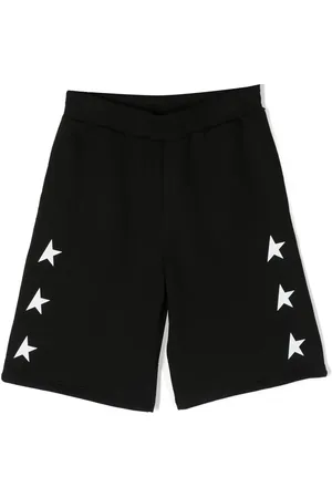 Golden Goose Shorts anchos con logo estampado