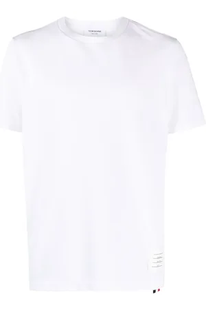 Thom Browne Playera con rayas RWB