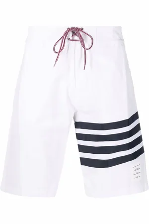 Thom Browne Shorts de playa con motivo 4-Bar