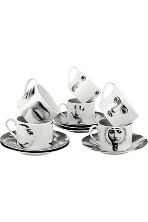 FORNASETTI Set para té de 12 piezas Occhiolino