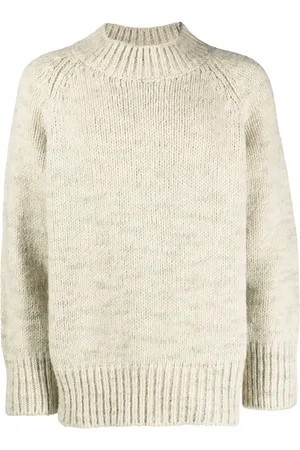 Maison Margiela Suéter de tejido grueso con cuello redondo
