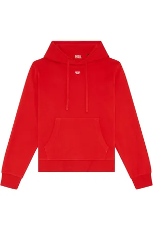 Diesel Hoodie S-Ginn-Hood-D con aplique del logo