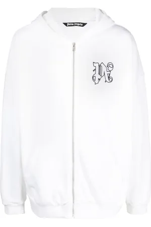 Palm Angels Hoodie con monograma bordado