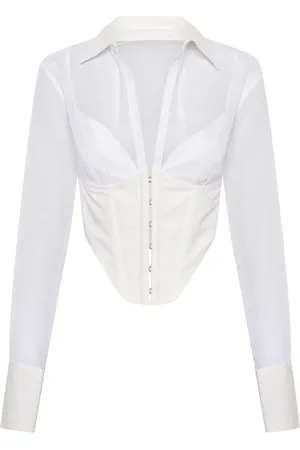 DION LEE Camisa Grid