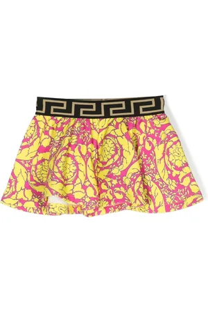 VERSACE Shorts de playa con estampado Barocco