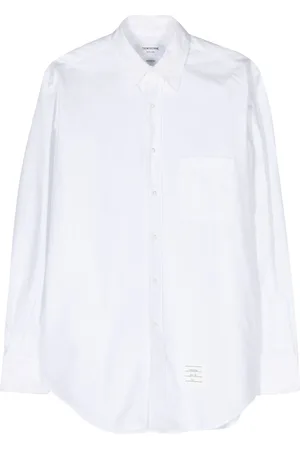 Thom Browne Camisa con parche del logo