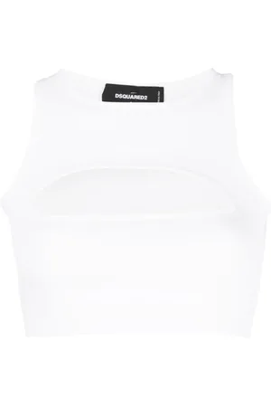 Dsquared2 Top corto sin mangas con aberturas