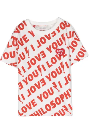 PHILOSOPHY DI LORENZO SERAFINI Playera con texto estampado